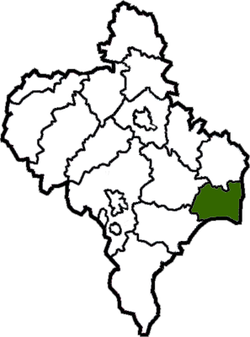 Location of the Sniatyn Raion (District) in Ukraine