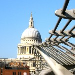 St. Paul's Cathedral as viewed from Millennium Bridge